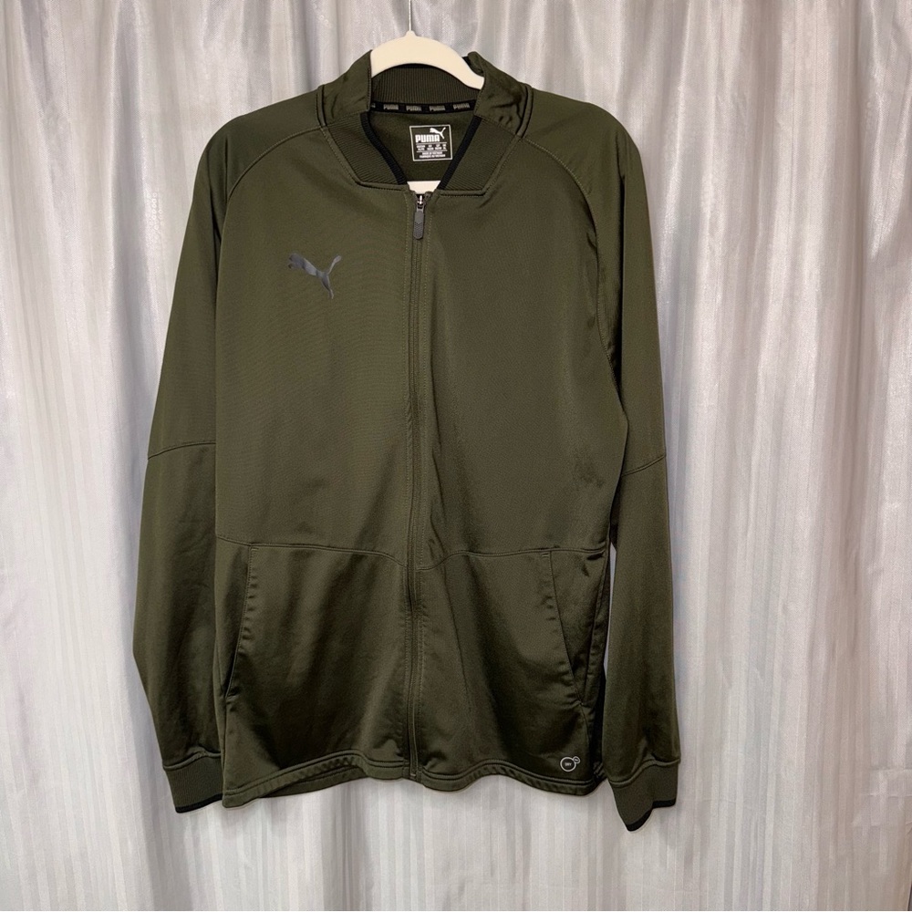 Puma Men's Dry Cell Green Jacket size XL